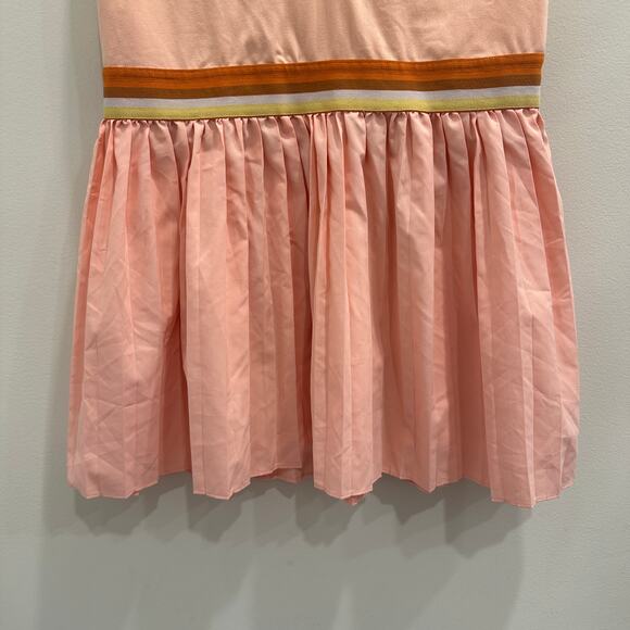 FP Movement You Got Served Peach Pink Pleated Mini Tennis Dress Retro Sport - Picture 7 of 10